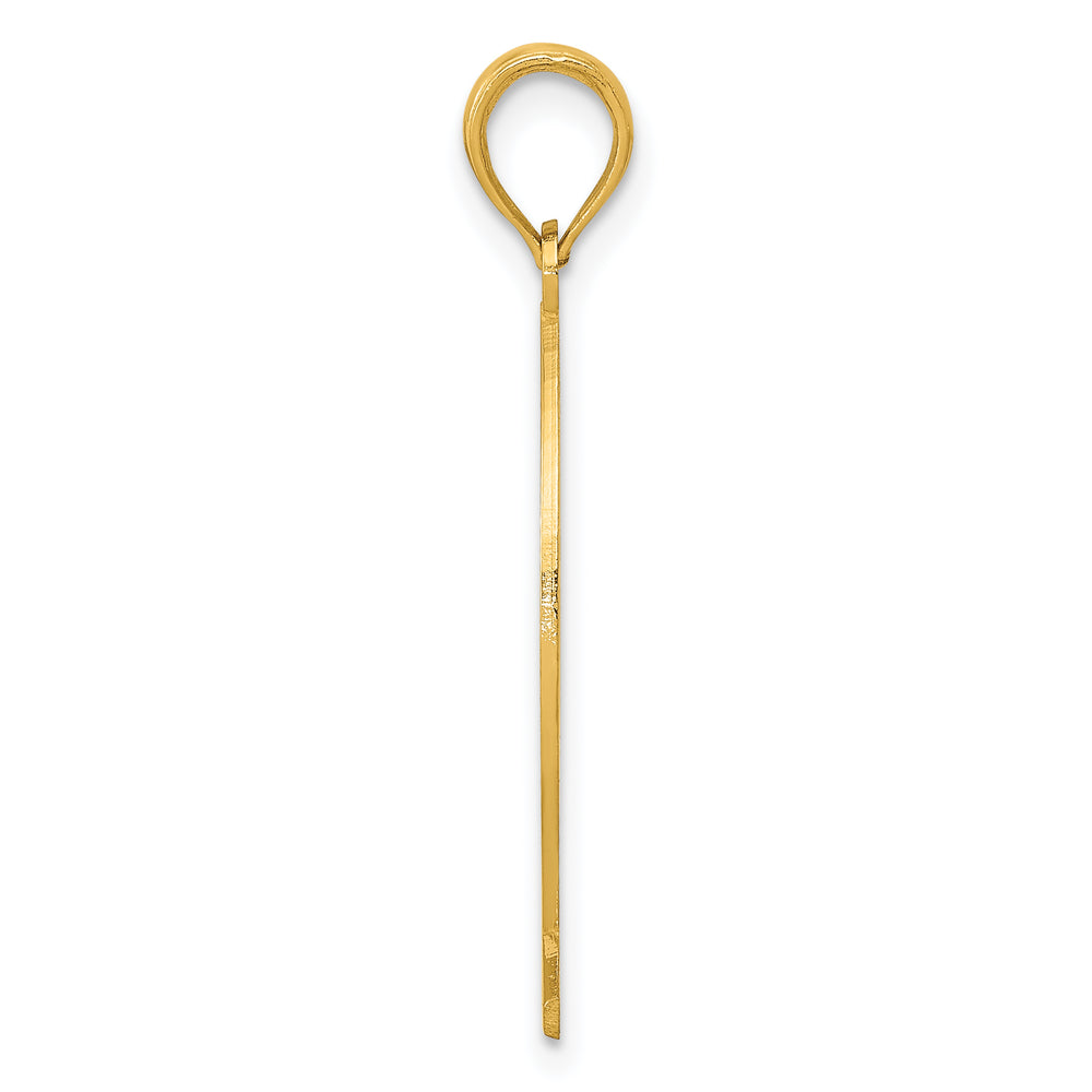 14k Ichthus Fish Pendant