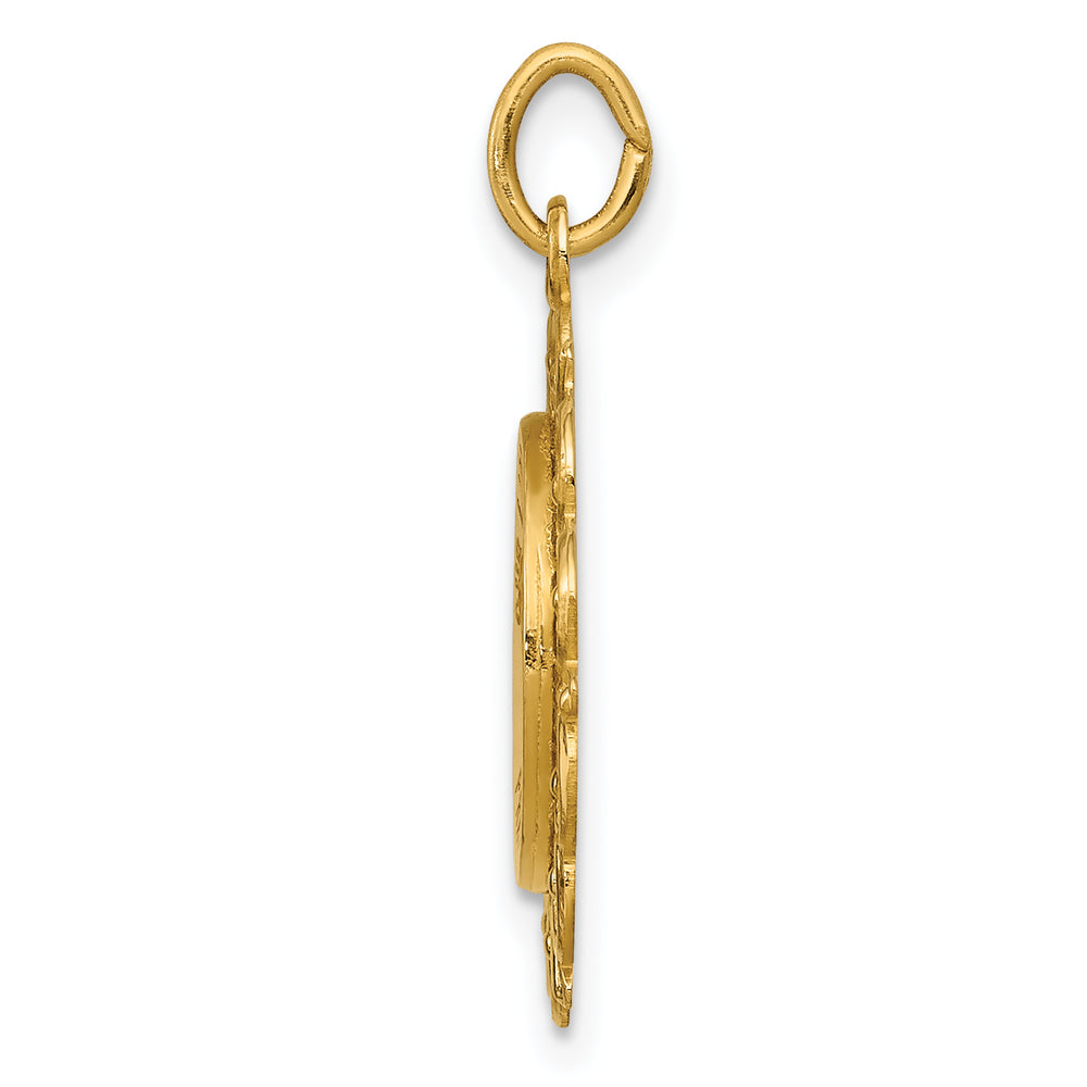 14k Our Lady of Sorrows Medal Pendant