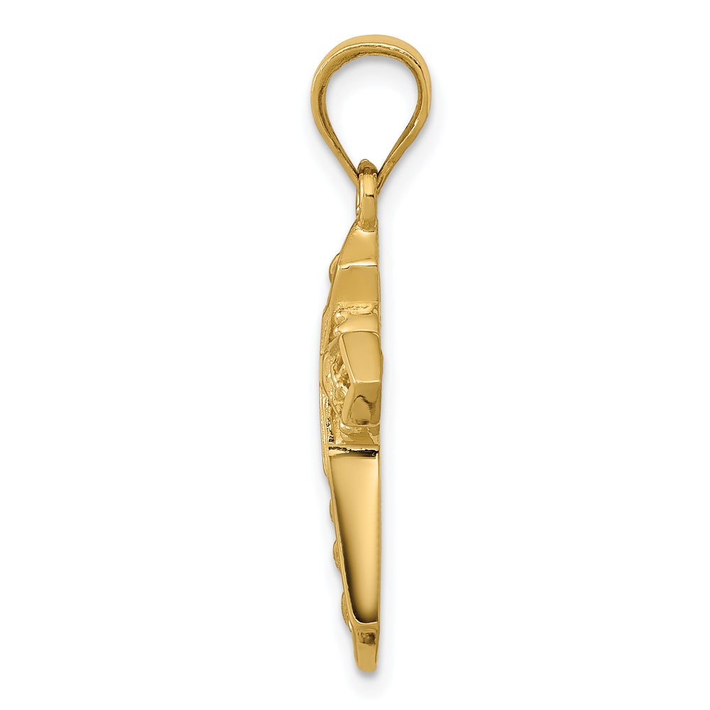 14k Celtic Cross Pendant