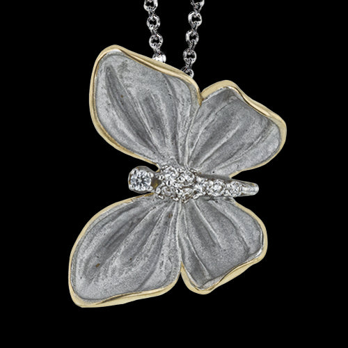 Pendant in 18k Gold with Diamonds