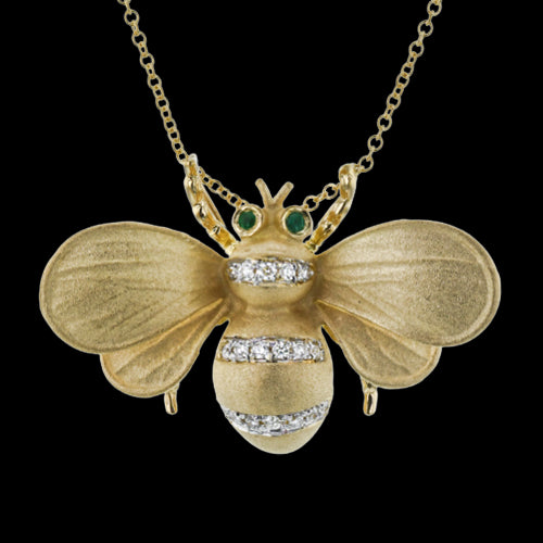 Pendant in 18k Gold with Diamonds