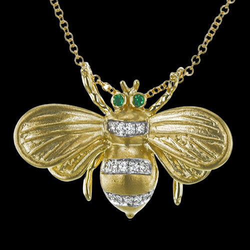 Pendant in 18k Gold with Diamonds