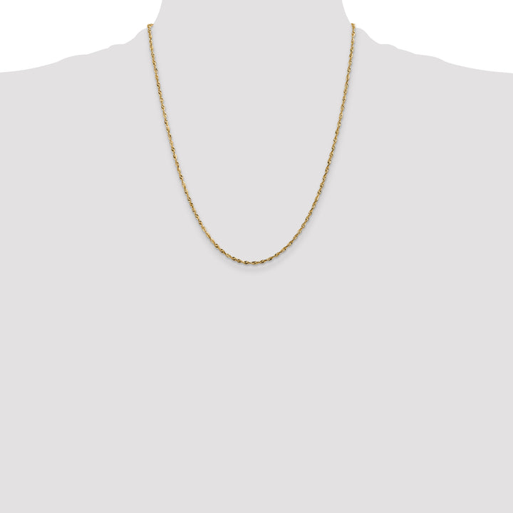 14k 1.8mm Ultra D/C Lightweight Rope Chain