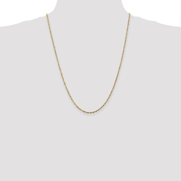 14k 1.8mm Ultra D/C Lightweight Rope Chain
