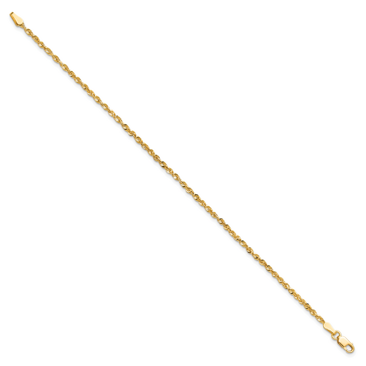 14k 2.0mm Ultra D/C Lightweight Rope Chain