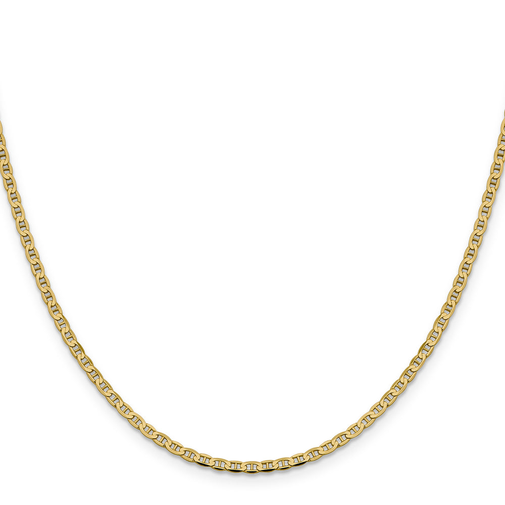14k 2.4mm Concave Anchor Chain