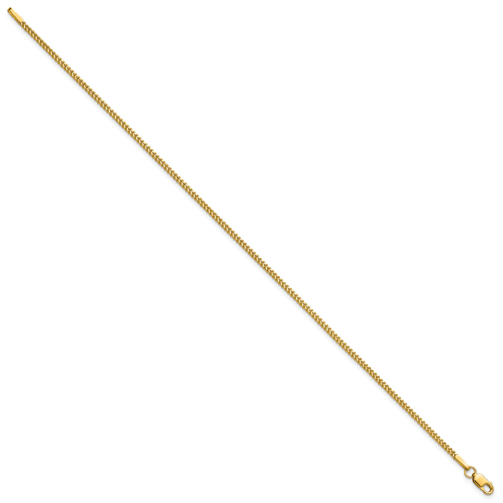 14k 1.3mm Franco Chain