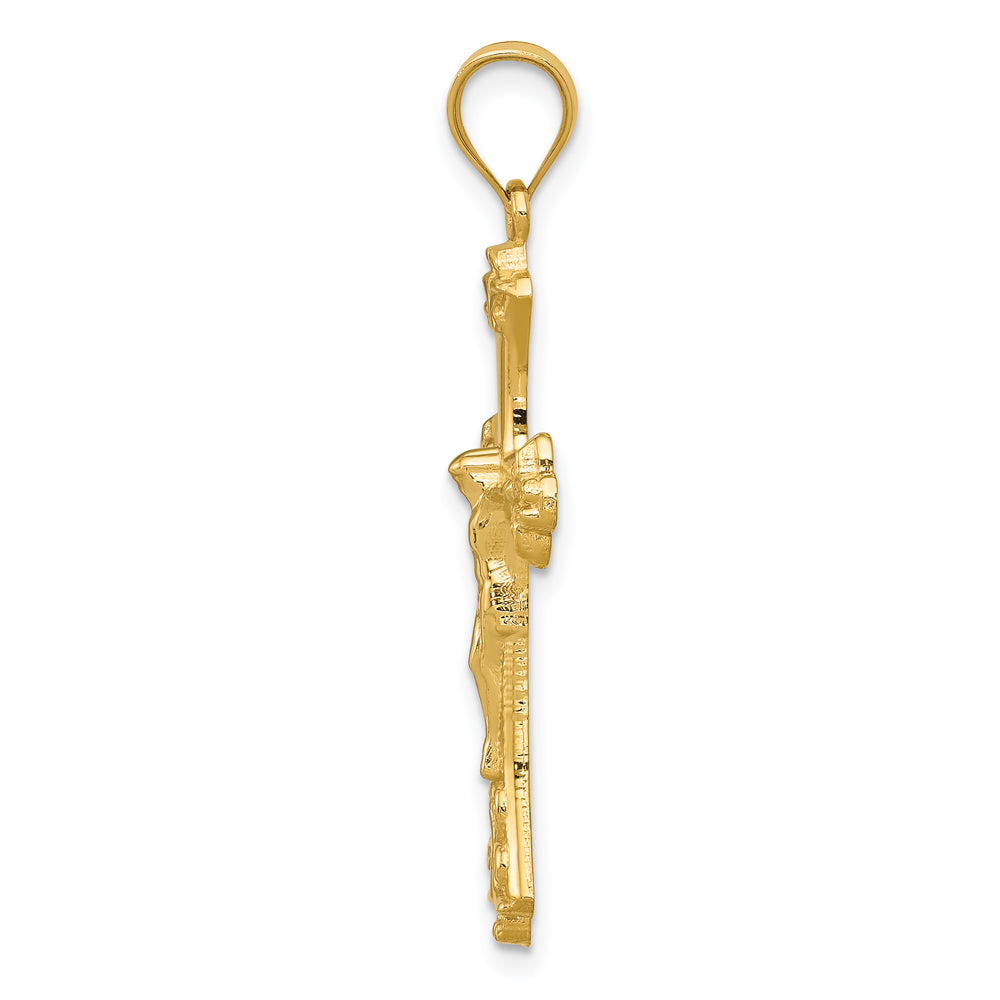 14k Crucifix Pendant