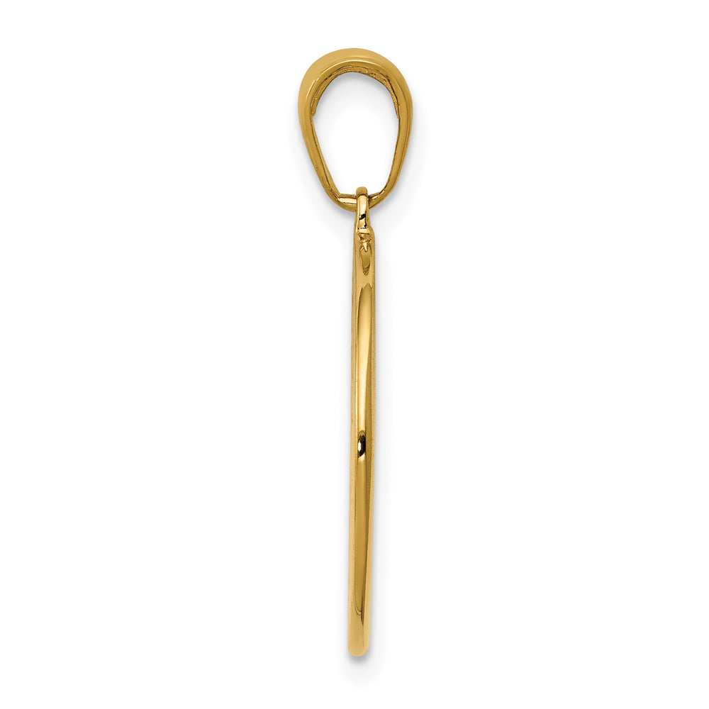 14k Saint Anthony Small Round Medal Pendant