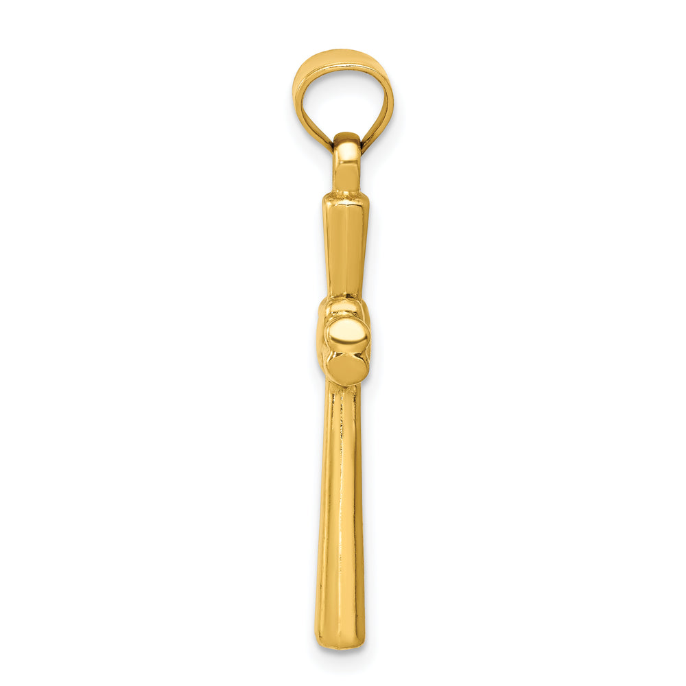 14k Hollow Cross Pendant