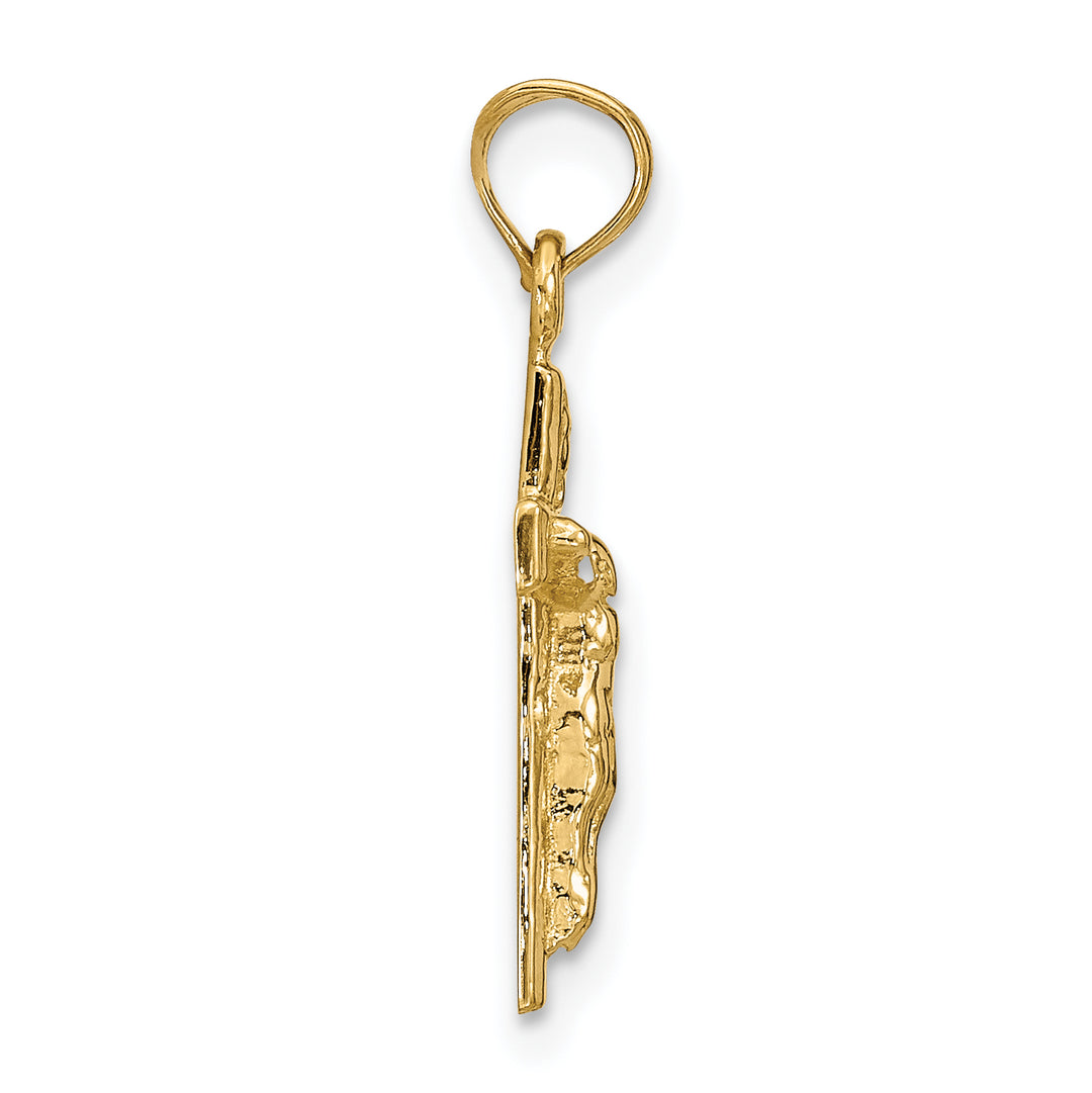 14k Crucifix Pendant