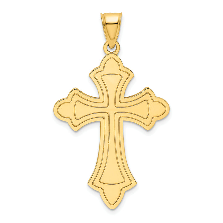 14k Polished Cross Pendant