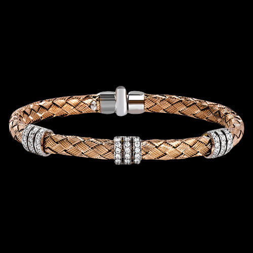 Bangle in 18k Gold with Diamonds