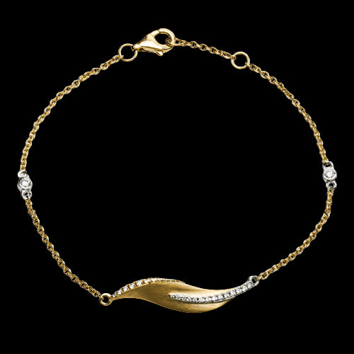 Bracelet in 18k Gold with Diamonds
