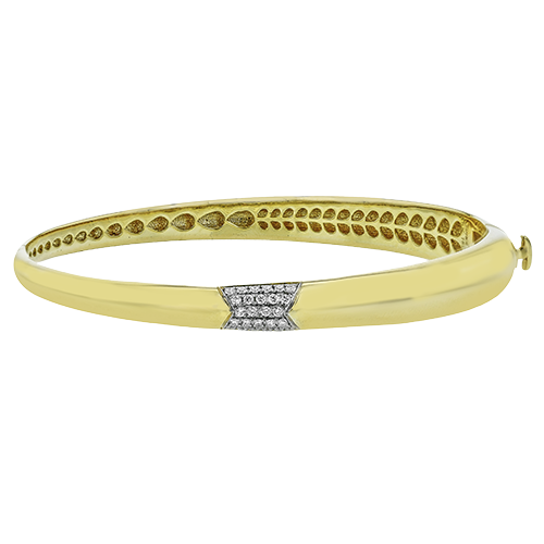 Bangle in 18k Gold with Diamonds