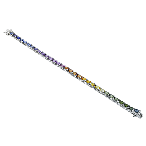 Color Bracelet in 18k Gold with Diamonds