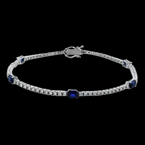 Color Bracelet in 18k Gold with Diamonds