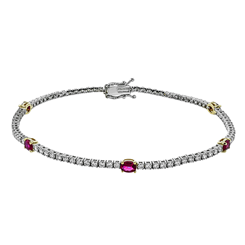 Color Bracelet in 18k Gold with Diamonds
