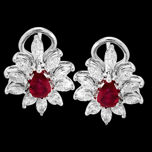 Color Earring in 18k Gold