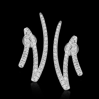 Earring in 18k Gold with Diamonds