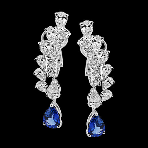 Earring in 18k Gold with Diamonds