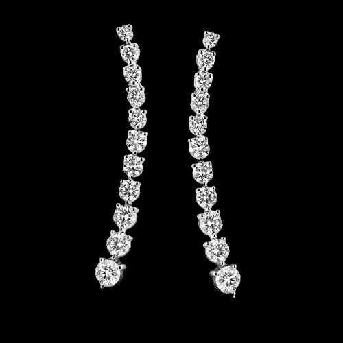 Earring in 18k Gold with Diamonds