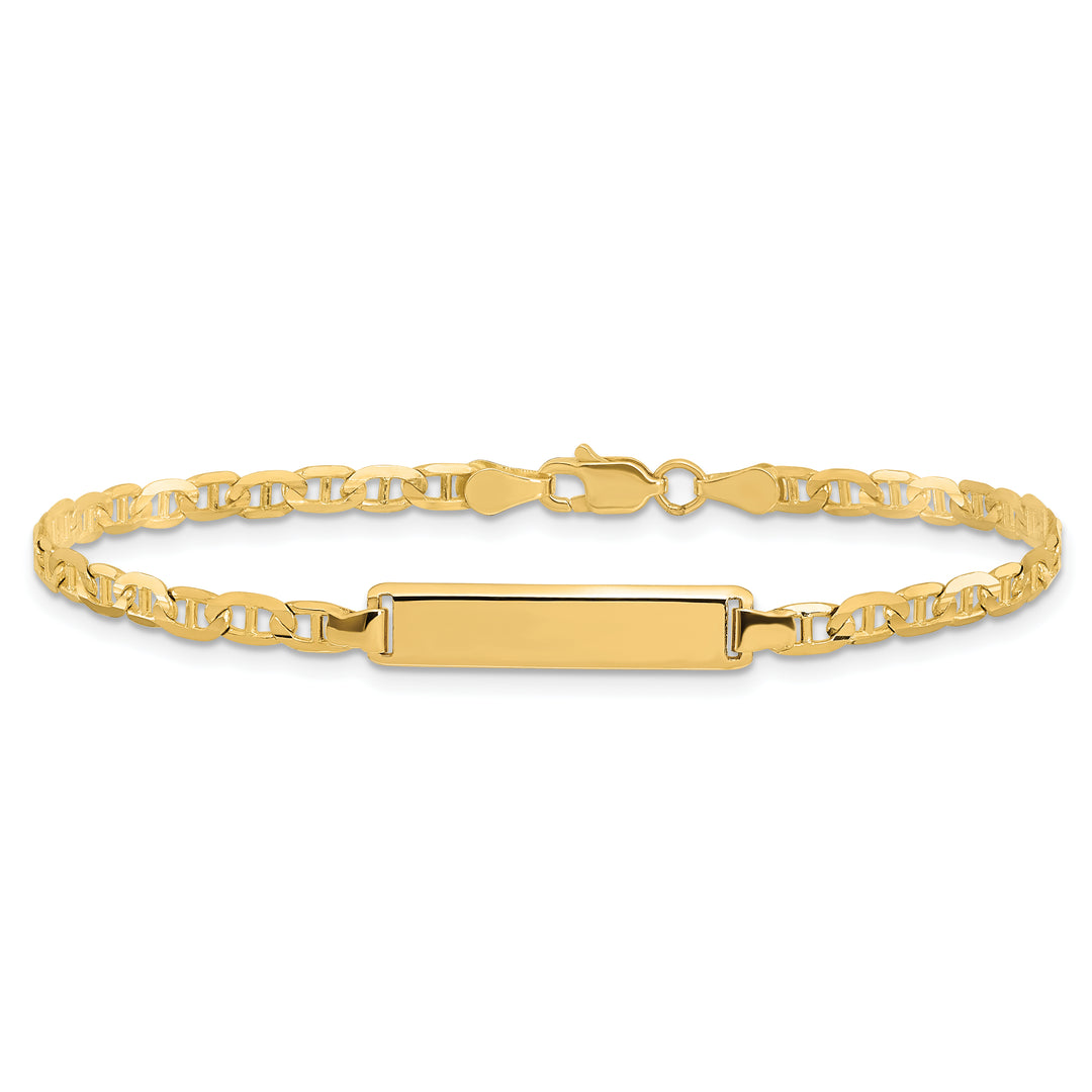14k Anchor Link ID Bracelet