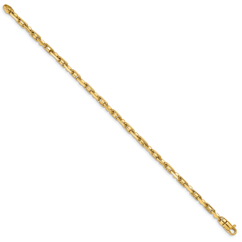 14k 3.8mm Polished Fancy Link Chain