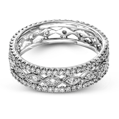 Anniversary Ring in 18k Gold with Diamonds