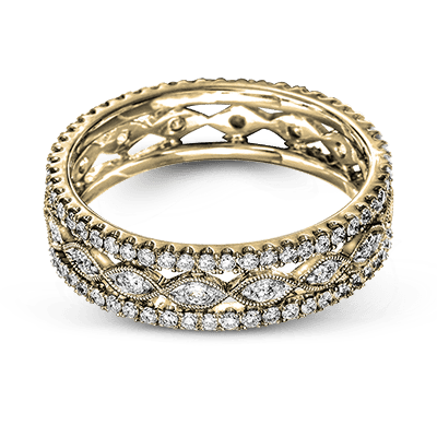Anniversary Ring in 18k Gold with Diamonds