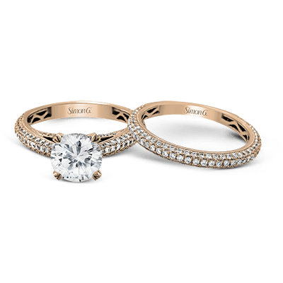 Wedding Set in 18k Gold with Diamonds