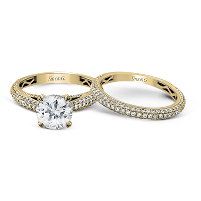 Wedding Set in 18k Gold with Diamonds