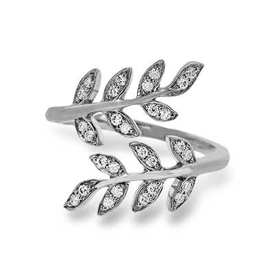Right Hand Ring in 18k Gold with Diamonds