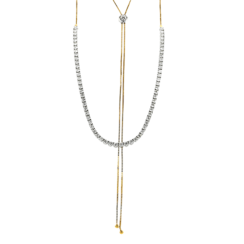 Necklace in 18k Gold with Diamonds