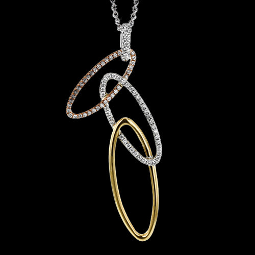 Pendant in 18k Gold with Diamonds