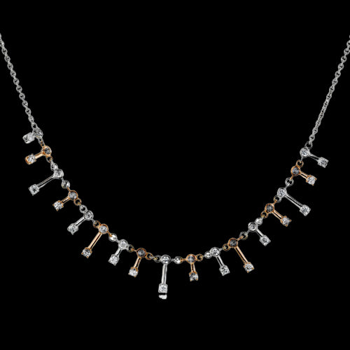 Necklace in 18k Gold with Diamonds