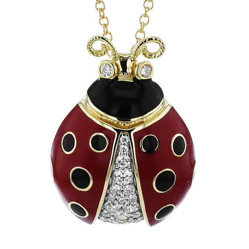 Pendant in 18k Gold with Diamonds