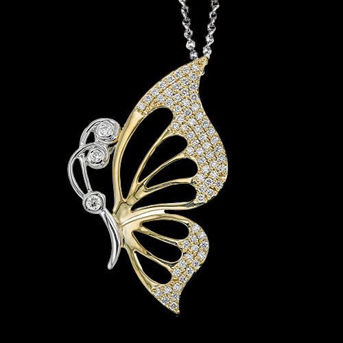 Pendant in 18k Gold with Diamonds