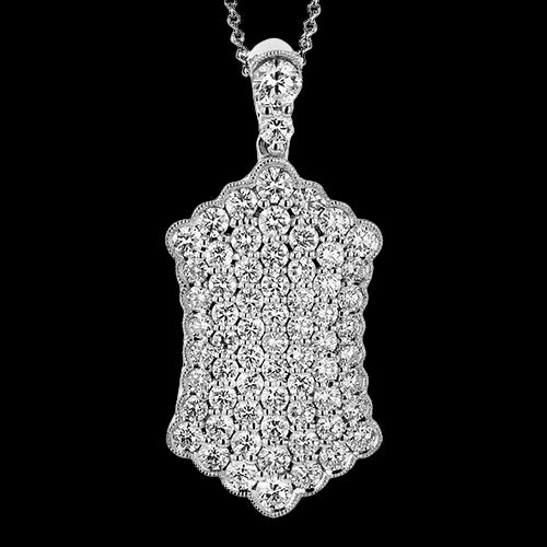 Pendant in 18k Gold with Diamonds