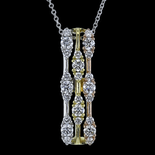 Pendant in 18k Gold with Diamonds