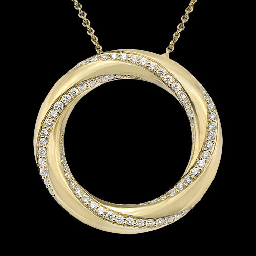 Pendant in 18k Gold with Diamonds