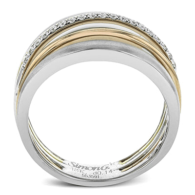 Right Hand Ring in 18k Gold with Diamonds