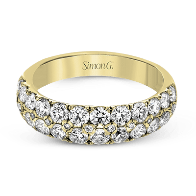 Anniversary Ring in 18k Gold with Diamonds