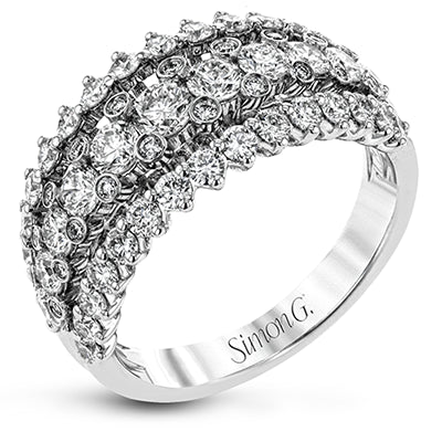 Anniversary Ring in 18k Gold with Diamonds
