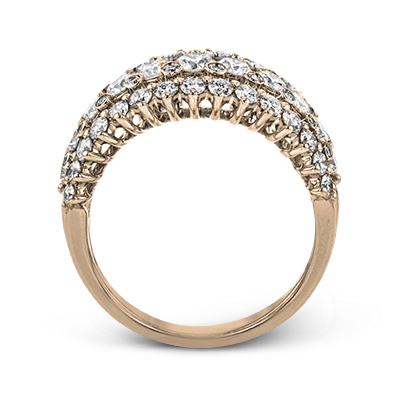 Anniversary Ring in 18k Gold with Diamonds