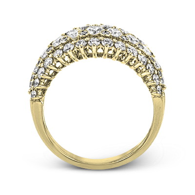 Anniversary Ring in 18k Gold with Diamonds
