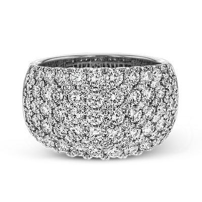 Anniversary Ring in 18k Gold with Diamonds