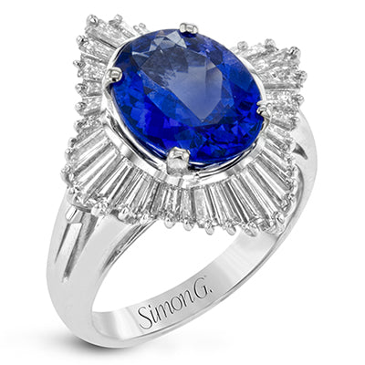 Color Ring in Platinum