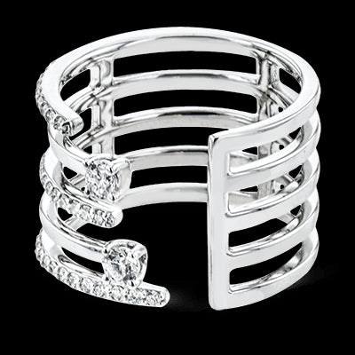 Right Hand Ring in 18k Gold with Diamonds