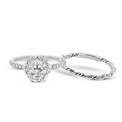 Wedding Set in 18k Gold with Diamonds